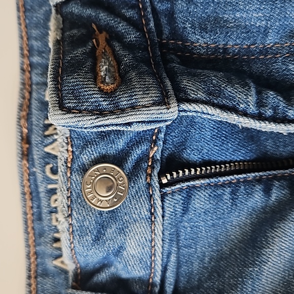 American Eagle High Rise Stretch Jean Shorts - Picture 2 of 5